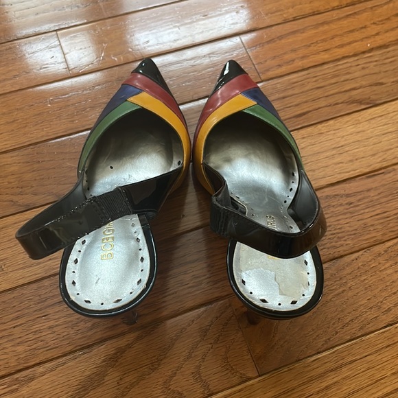 BCBG Girls - Black Multi Color Pump - Size 8B - Picture 3 of 5